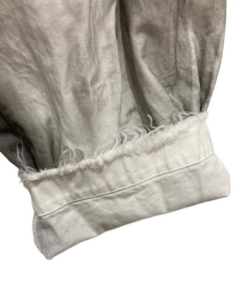 LIBERE（リベーレ）LIBERE (リベーレ) HOODED ZIPPER COAT ホワイト×ブラック サイズ:3の古着・服飾アイテム