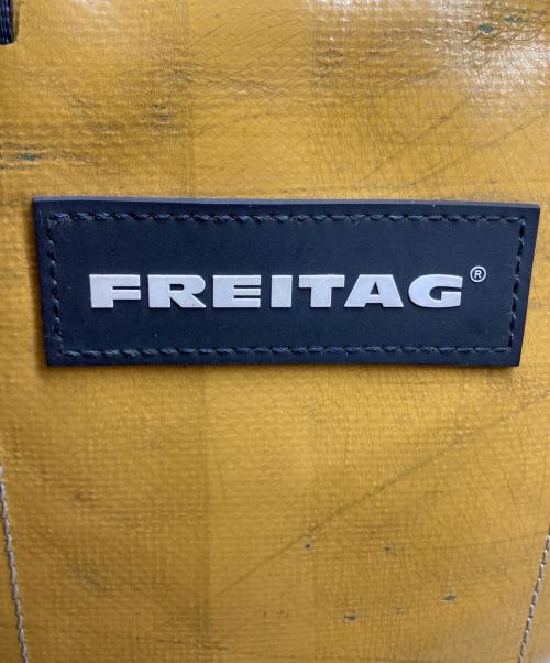 FREITAG（フライターグ）FREITAG (フライターグ) ダメージ加工2wayトートバッグ イエロー×レッドの古着・服飾アイテム
