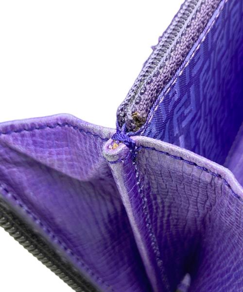 FENDI（フェンディ）FENDI (フェンディ) 長財布 ブラウン×パープルの古着・服飾アイテム