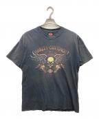 HARLEY-DAVIDSONハーレーダビッドソン）の古着「プリントTシャツ」｜ブラック