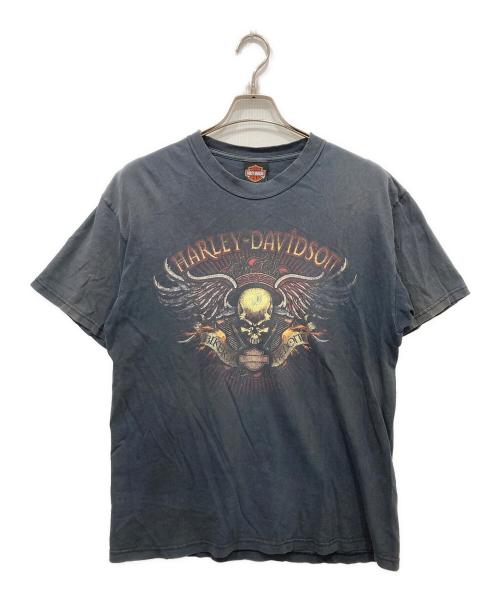 HARLEY-DAVIDSON（ハーレーダビッドソン）HARLEY-DAVIDSON (ハーレーダビッドソン) プリントTシャツ ブラック サイズ:Lの古着・服飾アイテム