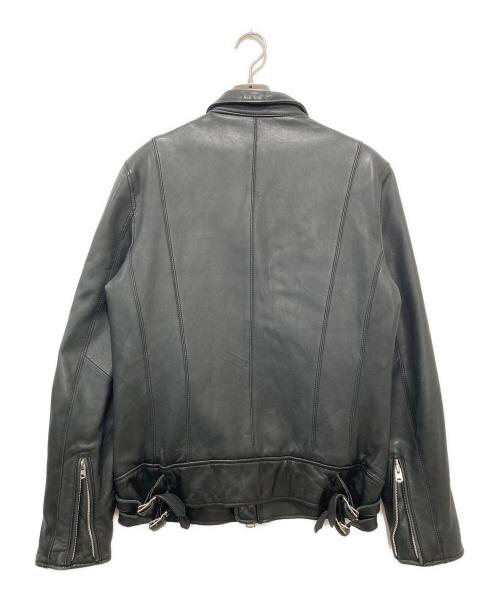 nano・universe（ナノ・ユニバース）nano・universe (ナノ・ユニバース) シングルライダースジャケット ブラック サイズ:Lの古着・服飾アイテム