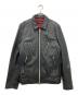 nano・universe（ナノ・ユニバース）の古着「シングルライダースジャケット」｜ブラック