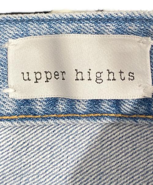 upper hights（アッパーハイツ）upper hights (アッパーハイツ) Rouge vif (ルージュヴィフ) 別注THE HIGH RISE MALLORYデニム インディゴ サイズ:24の古着・服飾アイテム