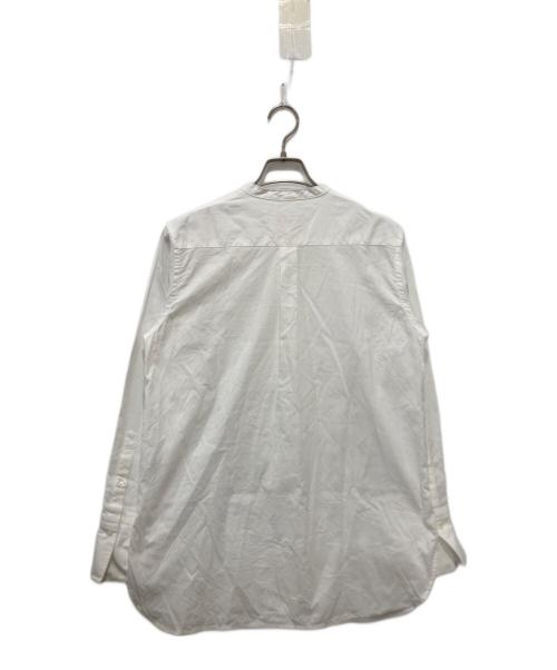 IENA（イエナ）IENA (イエナ) バンドカラーオックスロングシャツ ホワイト サイズ:38の古着・服飾アイテム