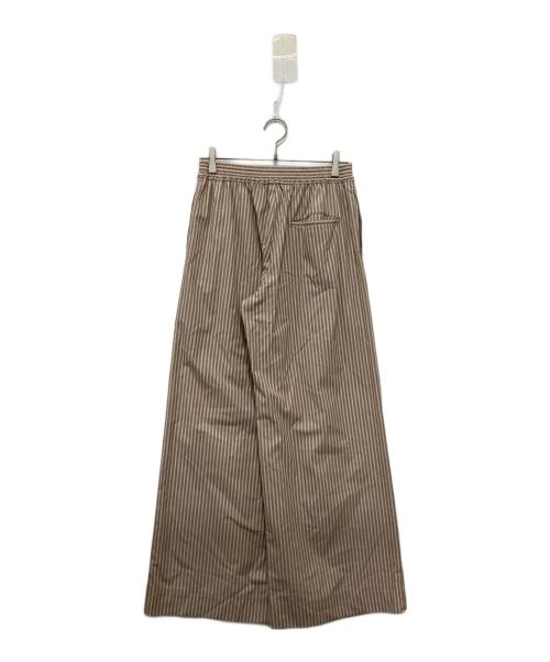MAISON SPECIAL（メゾンスペシャル）MAISON SPECIAL (メゾンスペシャル) ストライプパンツ ブラウン サイズ:38の古着・服飾アイテム
