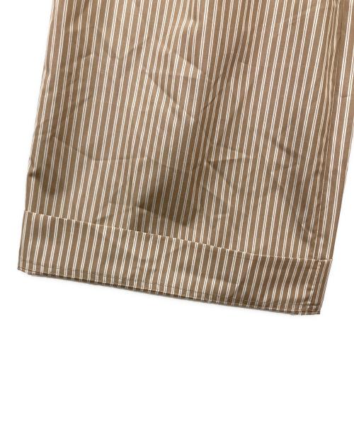 MAISON SPECIAL（メゾンスペシャル）MAISON SPECIAL (メゾンスペシャル) ストライプパンツ ブラウン サイズ:38の古着・服飾アイテム