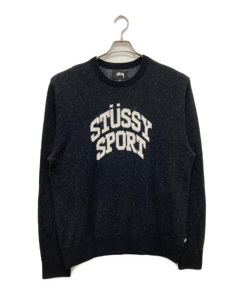 stussy（ステューシー）stussy (ステューシー) SPORT SWEATER ブラック サイズ:XLの古着・服飾アイテム