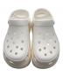 中古・古着 crocs (クロックス) メガクラッシュ ホワイト サイズ:5：5000円