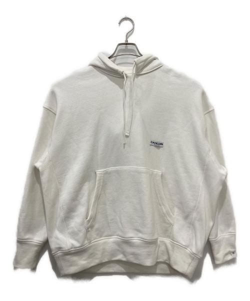 CAHLUMN（カウラム）CAHLUMN (カウラム) Heavy Weight Sweat After Hoodie ホワイト サイズ:Lの古着・服飾アイテム