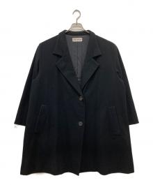 ISSEY MIYAKE（イッセイミヤケ）の古着「チェスターコート/92AW」｜ブラック