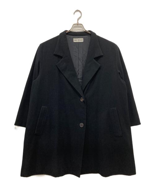ISSEY MIYAKE（イッセイミヤケ）ISSEY MIYAKE (イッセイミヤケ) チェスターコート/92AW ブラック サイズ:Mの古着・服飾アイテム