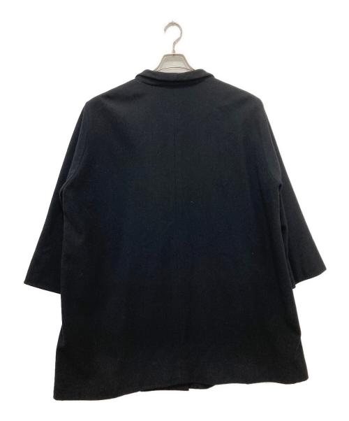 ISSEY MIYAKE（イッセイミヤケ）ISSEY MIYAKE (イッセイミヤケ) チェスターコート/92AW ブラック サイズ:Mの古着・服飾アイテム