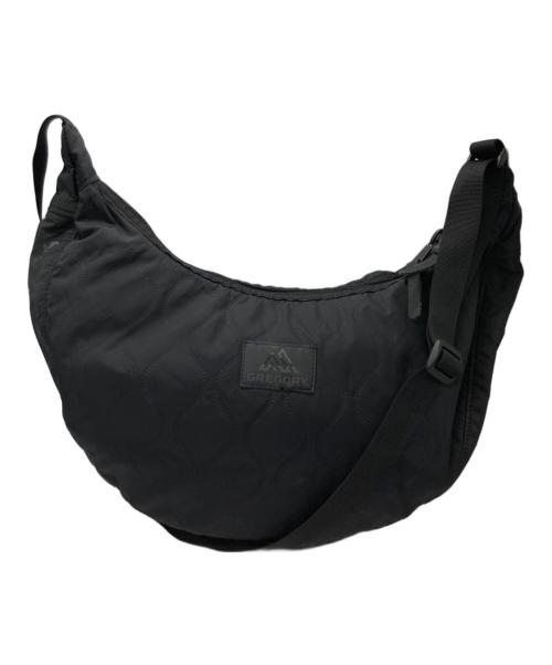 GREGORY（グレゴリー）GREGORY (グレゴリー) FREAK'S STORE (フリークスストア) LAUGHING SHOULDER BAG L QUILT ブラックの古着・服飾アイテム