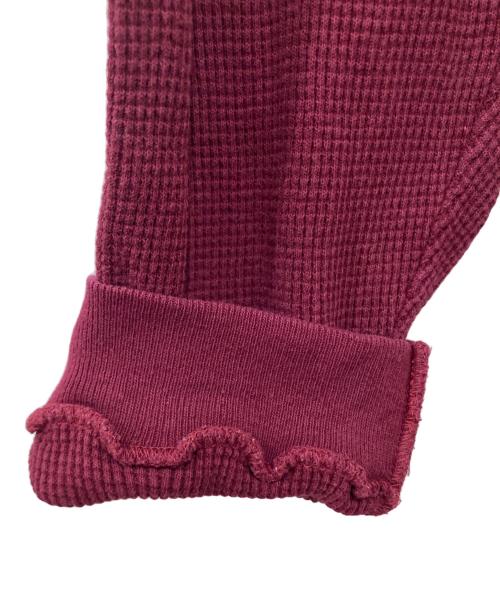 HARLEY-DAVIDSON（ハーレーダビッドソン）HARLEY-DAVIDSON (ハーレーダビッドソン) ヘンリーネックカットソー レッド サイズ:XLの古着・服飾アイテム