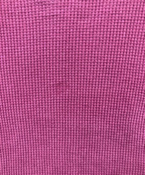 HARLEY-DAVIDSON（ハーレーダビッドソン）HARLEY-DAVIDSON (ハーレーダビッドソン) ヘンリーネックカットソー レッド サイズ:XLの古着・服飾アイテム