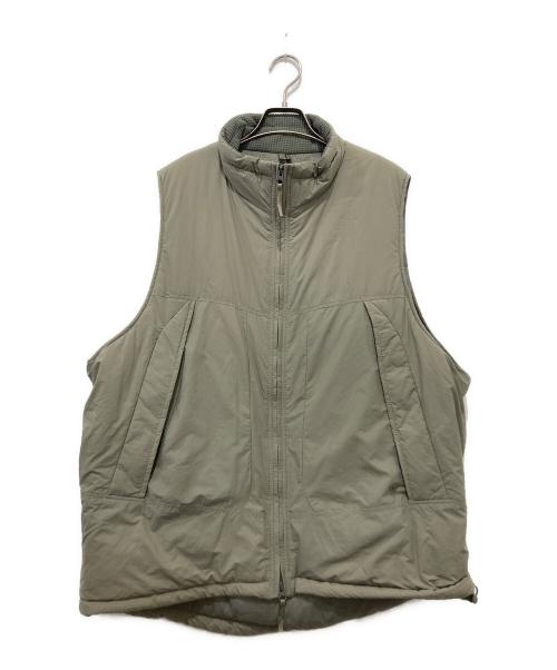 FREAK'S STORE（フリークスストア）FREAK'S STORE (フリークストア) プリマロフト中綿ベスト カーキ サイズ:Mの古着・服飾アイテム