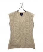 aran WOOLLEN MILLSアラン ウーレンミルズ）の古着「ニットベスト」｜ベージュ