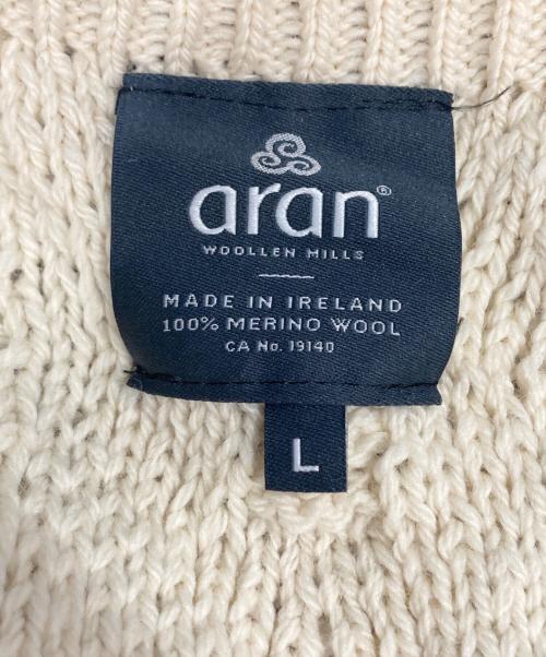 aran WOOLLEN MILLS（アラン ウーレンミルズ）aran WOOLLEN MILLS (アラン ウーレンミルズ) ニットベスト ベージュ サイズ:Lの古着・服飾アイテム