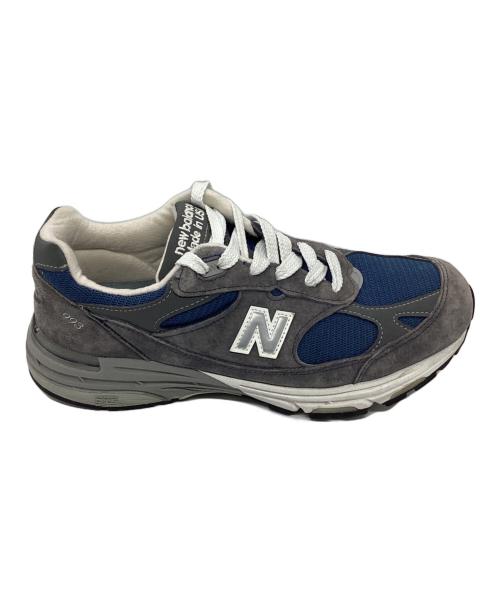 NEW BALANCE（ニューバランス）NEW BALANCE (ニューバランス) ローカットスニーカー グレー×ブルー サイズ:26.5cmの古着・服飾アイテム