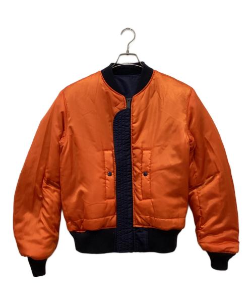 AVIREX（アヴィレックス）AVIREX (アヴィレックス) アーチロゴリバーシブルyMA-1ジャケット ネイビー サイズ:Lの古着・服飾アイテム