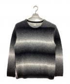 PAUL SMITHポールスミス）の古着「グラデーションニット」｜グレー×ブラック