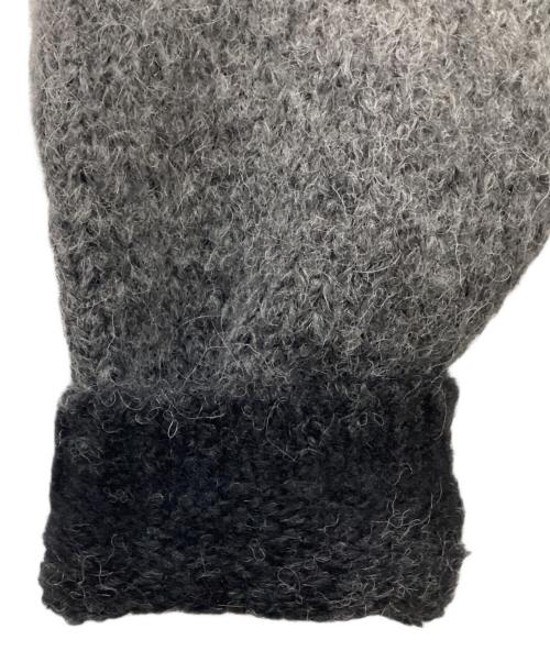 PAUL SMITH（ポールスミス）PAUL SMITH (ポールスミス) グラデーションニット グレー×ブラック サイズ:Mの古着・服飾アイテム