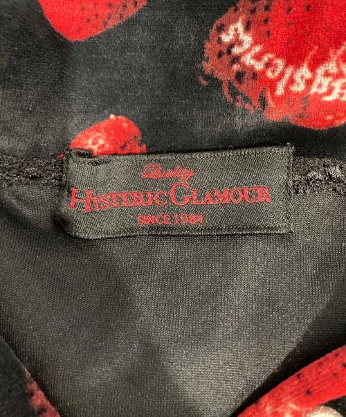 Hysteric Glamour（ヒステリックグラマー）Hysteric Glamour (ヒステリックグラマー) スカルベリーショートジップパーカー ブラック サイズ:FREEの古着・服飾アイテム