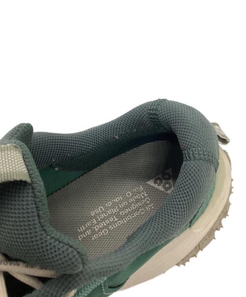 NIKE ACG（ナイキエーシージー）NIKE ACG (ナイキエーシージー) ローカットスニーカー グリーン サイズ:26.5cmの古着・服飾アイテム