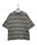 NEIGHBORHOODネイバーフッド）の古着「ボーダーTシャツ」｜グレー