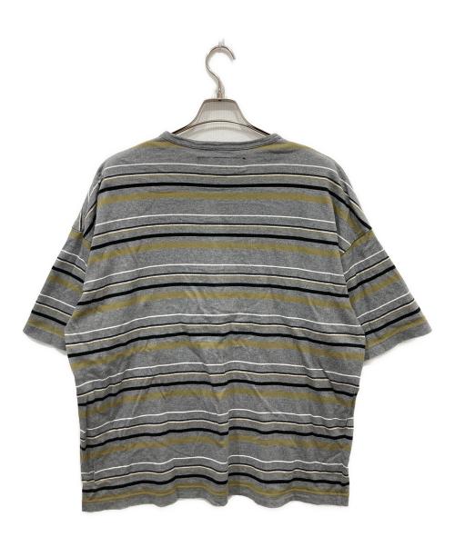 NEIGHBORHOOD（ネイバーフッド）NEIGHBORHOOD (ネイバーフッド) ボーダーTシャツ グレー サイズ:Lの古着・服飾アイテム