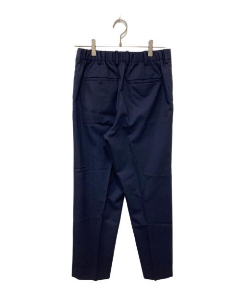 MARKAWARE（マーカウェア）MARKAWARE (マーカウェア) FRONT PLEATS PEGTOP ORGANIC WOOL TROPICAL ネイビー サイズ:3の古着・服飾アイテム