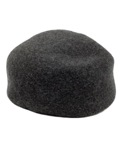 MM6 Maison Margiela（エムエムシックスメゾンマルジェラ）MM6 Maison Margiela (エムエムシックスメゾンマルジェラ) ウールヘッドウェア グレーの古着・服飾アイテム
