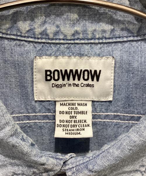 BOWWOW（バウワウ）BOWWOW (バウワウ) STATE PRISON CHAMBRAY SHIRT インディゴ サイズ:Ｍの古着・服飾アイテム
