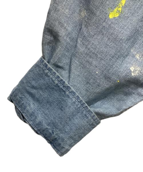 BOWWOW（バウワウ）BOWWOW (バウワウ) STATE PRISON CHAMBRAY SHIRT インディゴ サイズ:Ｍの古着・服飾アイテム