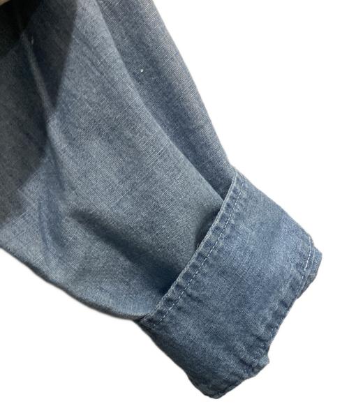 BOWWOW（バウワウ）BOWWOW (バウワウ) STATE PRISON CHAMBRAY SHIRT インディゴ サイズ:Ｍの古着・服飾アイテム
