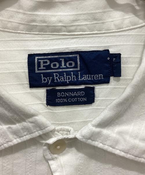 POLO RALPH LAUREN（ポロ・ラルフローレン）POLO RALPH LAUREN (ポロ・ラルフローレン) BONNARDシャツ ホワイト サイズ:Mの古着・服飾アイテム