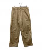 test×JOURNAL STANDARD relumeテスト×ジャーナルスタンダード レリューム）の古着「ワイドベイカーパンツ」｜ベージュ