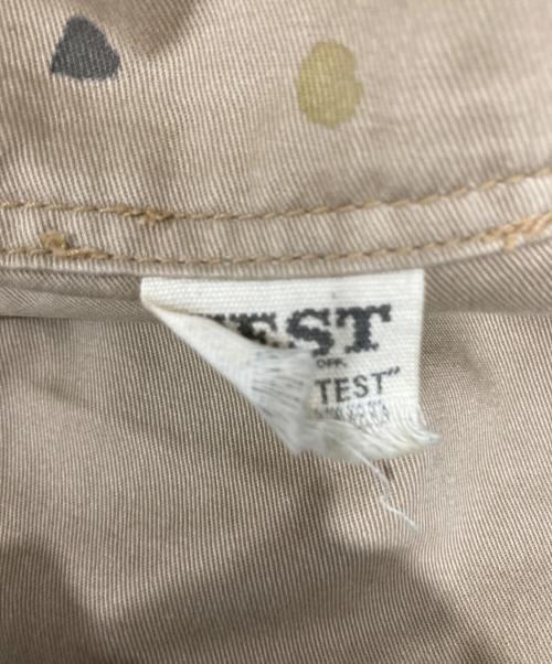test（テスト）test (テスト) JOURNAL STANDARD relume (ジャーナルスタンダード レリューム) ワイドベイカーパンツ ベージュ サイズ:Mの古着・服飾アイテム
