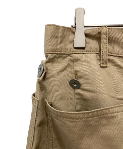 test（テスト）test (テスト) JOURNAL STANDARD relume (ジャーナルスタンダード レリューム) ワイドベイカーパンツ ベージュ サイズ:Mの古着・服飾アイテム