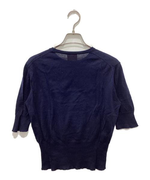 Vivienne Westwood RED LABEL（ヴィヴィアンウエストウッドレッドレーベル）Vivienne Westwood RED LABEL (ヴィヴィアンウエストウッドレッドレーベル) 半袖ニット ネイビー サイズ:記載なしのため実寸参照の古着・服飾アイテム