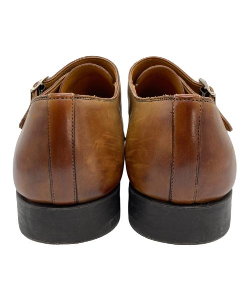 MAGNANNI（マグナーニ）MAGNANNI (マグナーニ) ダブルモンクストラップシューズ ベージュ サイズ:9 1/2の古着・服飾アイテム