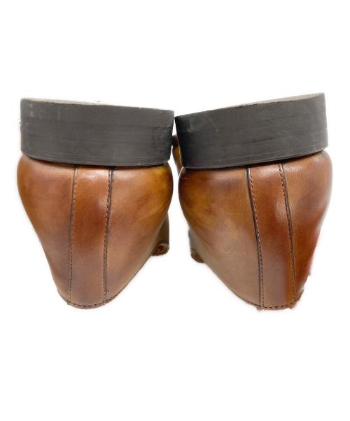 MAGNANNI（マグナーニ）MAGNANNI (マグナーニ) ダブルモンクストラップシューズ ベージュ サイズ:9 1/2の古着・服飾アイテム