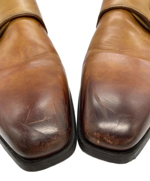 MAGNANNI（マグナーニ）MAGNANNI (マグナーニ) ダブルモンクストラップシューズ ベージュ サイズ:9 1/2の古着・服飾アイテム