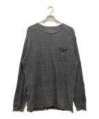 DESCENDANTディセンダント）の古着「HORIZON PIGMENT DYS LS」｜グレー