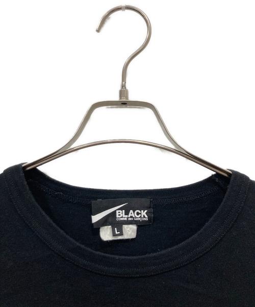 BLACK COMME des GARCONS（ブラックコムデギャルソン）BLACK COMME des GARCONS (ブラックコムデギャルソン) NIKE (ナイキ) Tシャツ ブラック サイズ:Lの古着・服飾アイテム