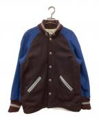 skookumスクーカム）の古着「ウールスタジャン」｜ブラウン
