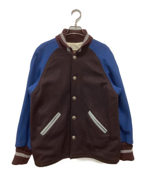 skookum（スクーカム）skookum (スクーカム) ウールスタジャン ブラウン サイズ:36の古着・服飾アイテム