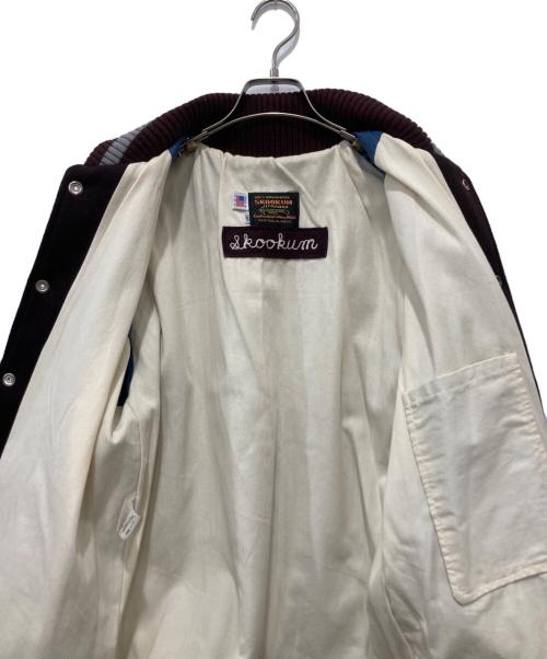 skookum（スクーカム）skookum (スクーカム) ウールスタジャン ブラウン サイズ:36の古着・服飾アイテム