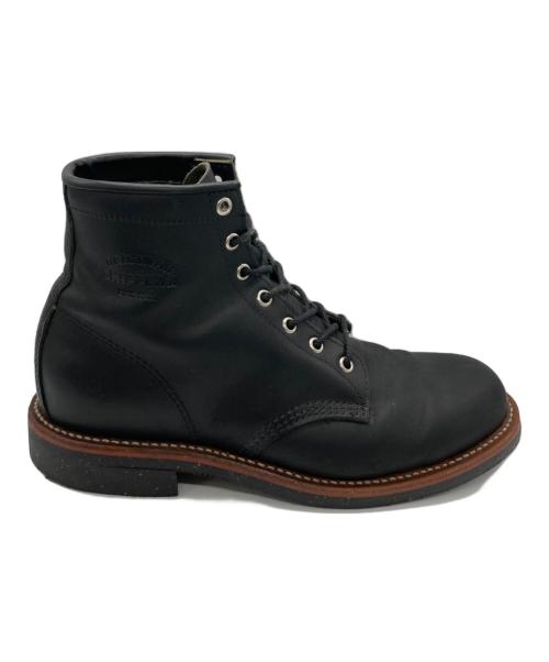CHIPPEWA（チペワ）CHIPPEWA (チペワ) 6インチ サービスブーツ ブラック サイズ:27cmの古着・服飾アイテム